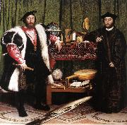 HOLBEIN, Hans the Younger Jean de Dinteville and Georges de Selve (The Ambassadors) sf china oil painting reproduction